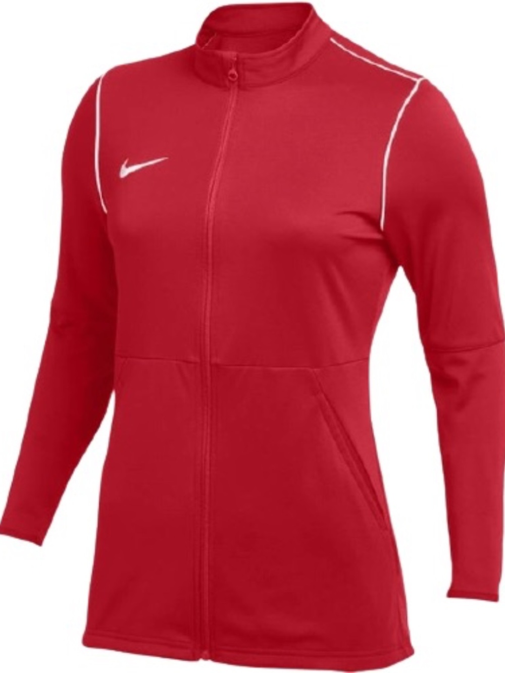 Nike Dri-FIT Academy Soccer Track Jacket Full Zip Red White Trim Women's XS NWT